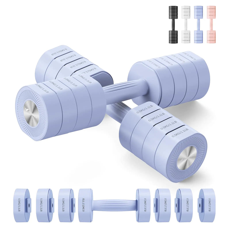 MERACH Adjustable Dumbbell Set of 2 4 in 1 Hand Weights