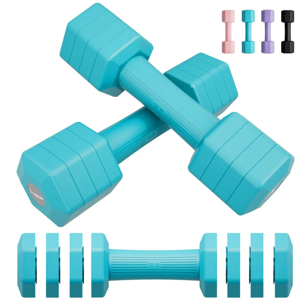 Adjustable Dumbbells Set 4 in 1 Hand Weights Set