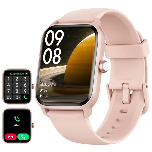 Smart Watch for Women Health Smartwatch with Heart Rate/Sleep/SpO2 Monitor All-Day Activity Trackers Compatible with Android/Samsung/iPhone 100+ Sports Modes IP68 Waterproof Fitness Watch