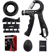 Grip Strength Trainer 4-Pack Hand Gripper Forearm